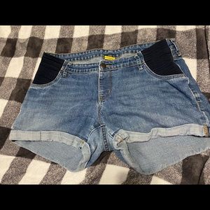 Maternity Jean shorts